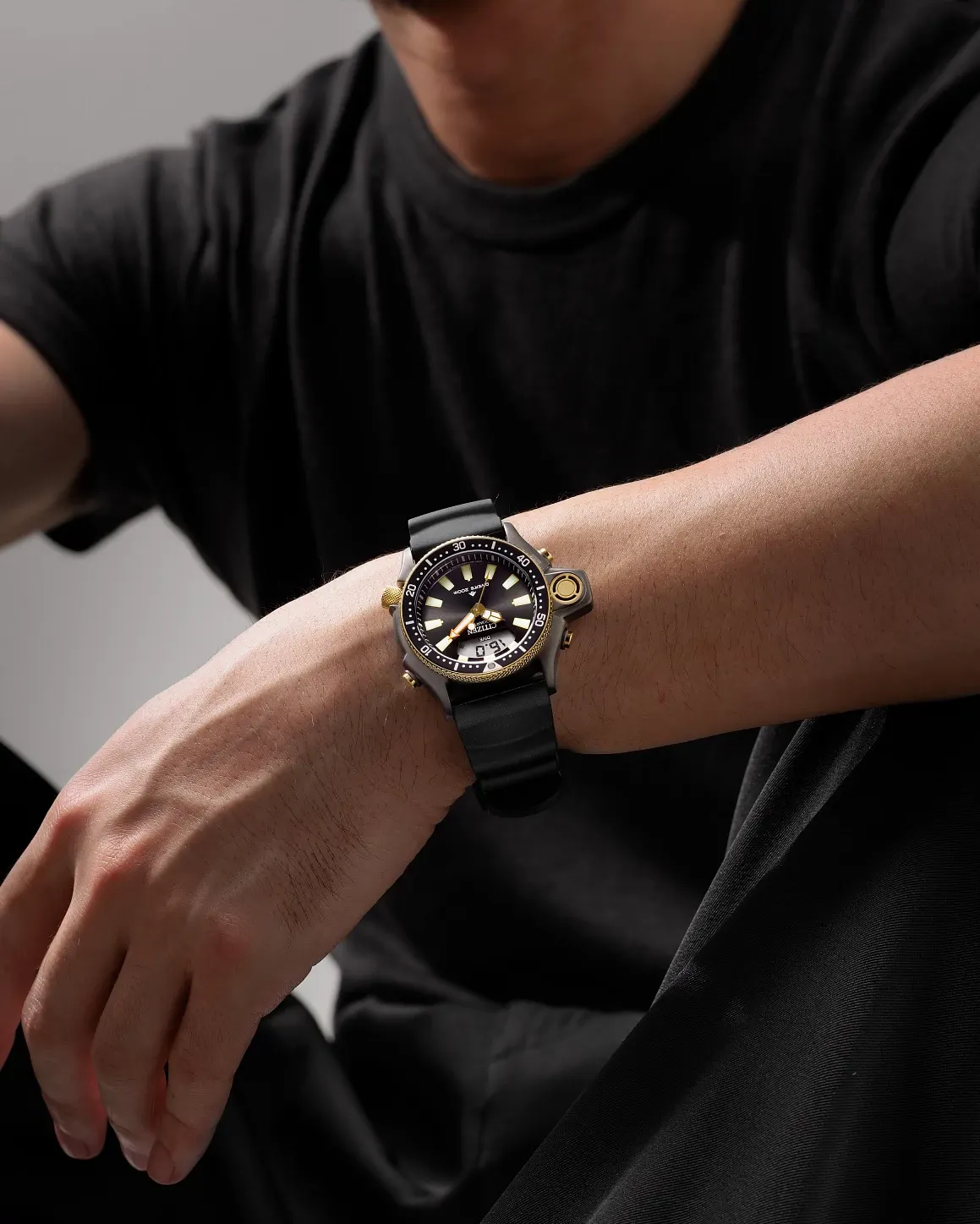 Promaster Aqualand Black Dial BENEBiOL™ PU Strap JP2008-06E | CITIZEN